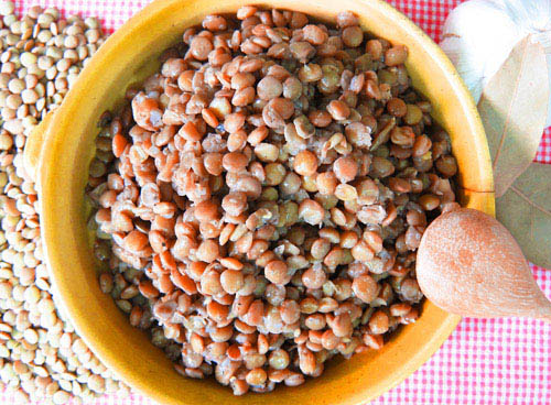 Lentils; How to cook for a salad