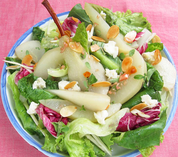 Pear Salad with the Flavors of Summer