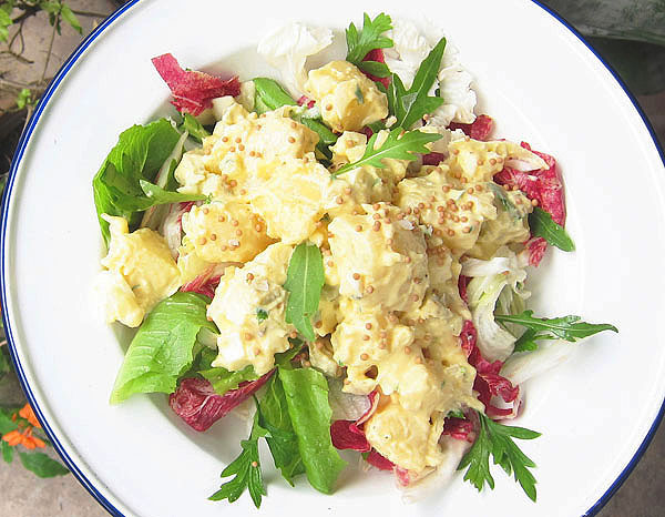 Egg and Olive Potato Salad 
